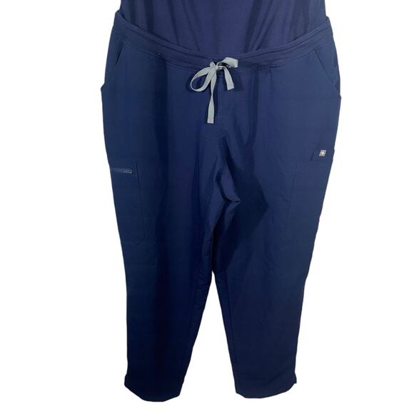 Figs Yola Maternity Scrub Pants in Navy Size XXL - Picture 3 of 11